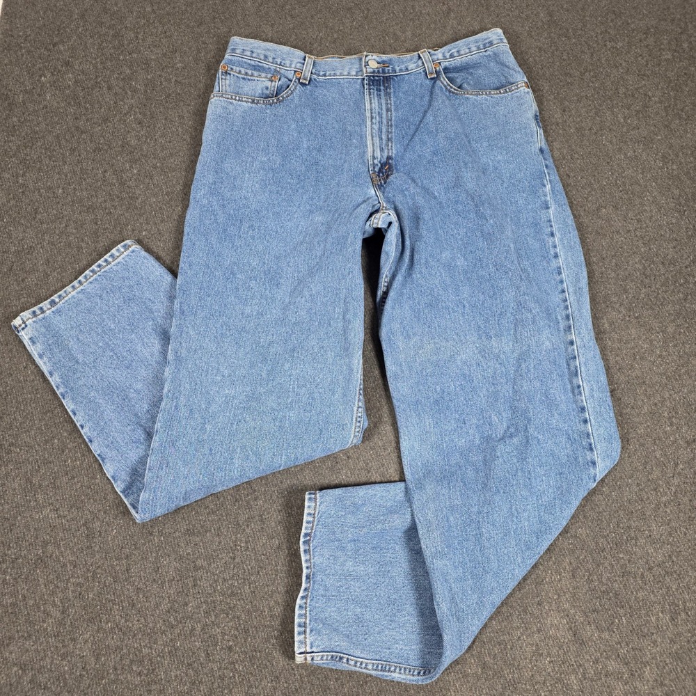 Levis 560 Comfort Fit Jeans Mens 36x33 Blue Medium‎ Wash Tapered Leg Denim Y2K